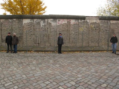 me at the Berlin Wall