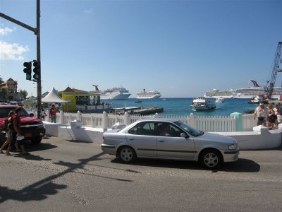 cruise ships in port