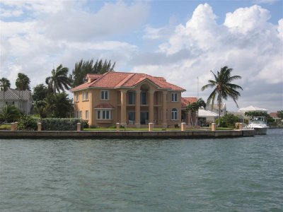 a house alone the water front