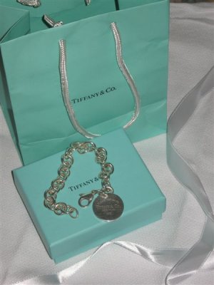 bracelet that I bought at Tiffanys in the Ritz Carlton