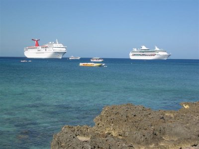 cruise ships at port