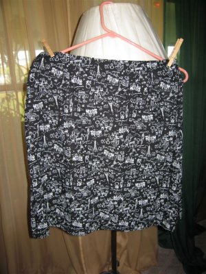 2nd skirt (they both look the same but the print is a little different)