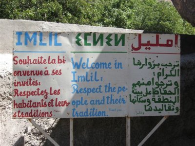 welcome to Imlil