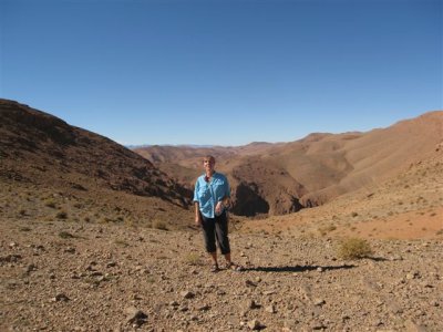 at the top, or near the top or some place on a very high mountain