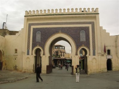Bab Bou Jeloud, it's the main entrance to the old city