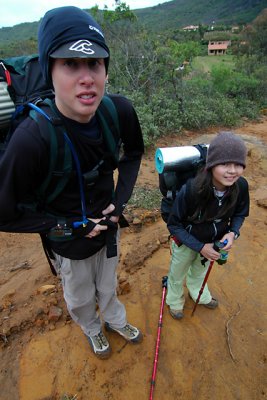 Nathaniel and Luciana Backpacking