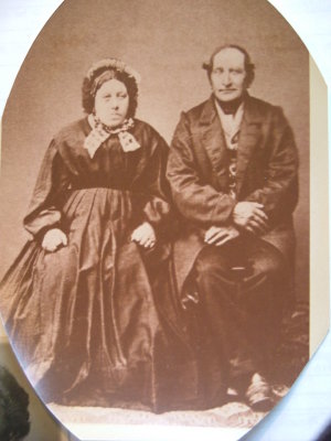 Greve - Thømming Family - JSK s Father &Mother-Sognefoged Hans Hansen Koborg Dannebrogsmand 1803-1893 kone Karen Jørgensdtr-