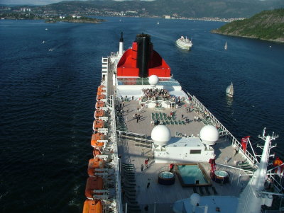 Queen Mary 2 in Bergen-Norway