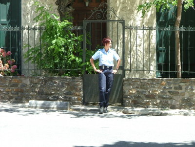 Female Police Collioure