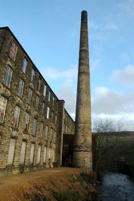 Woodend Mill in Mossley
