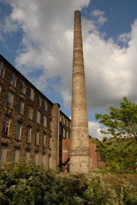 WOODEND MILL IN MOSSLEY LANCASHIRE
