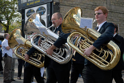 Brass Band from Whit Walks in Mossley 1st June 2007