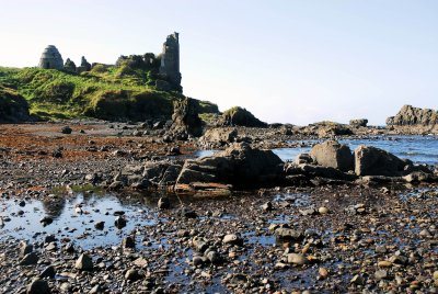 One of The Ruins Dunure Castle of Scotlands Castles Dunure