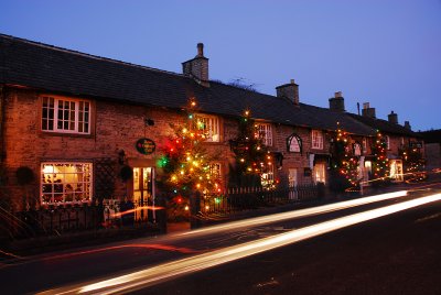 Castleton's Christmas Lights in The Peak District