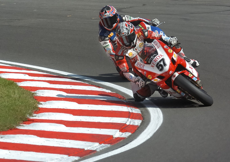 Lorenzo Lanzi leading Michel Fabrizio