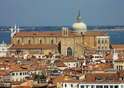 Santi Giovanni e Paolo (Zanipolo) Santa Maria della Pieta, Castello, from Campanile, S Georgio Maggiore