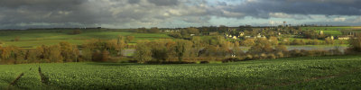 looking across to Upper Heyford from Steeple Aston, Oxon