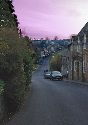 Steeple Aston toward the shop