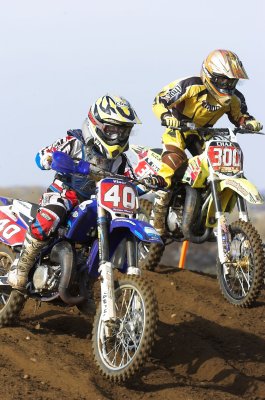 Frazer Viner, Yamaha YZ85 and Charlie Hamlet, Suzuki SW85
