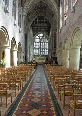 Interior Malvern Abbey