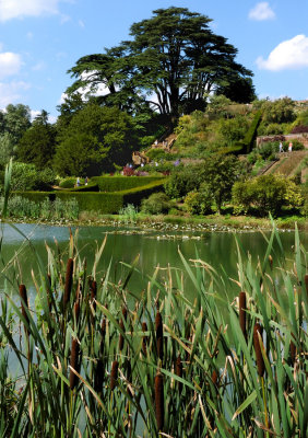 Upton House & Gardens - Terraced Gardens from the pond