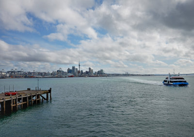 Looking back to Auckland from Devonport