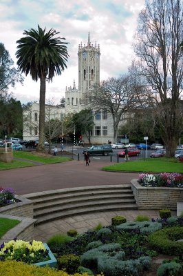 Auckland University from Albert Park