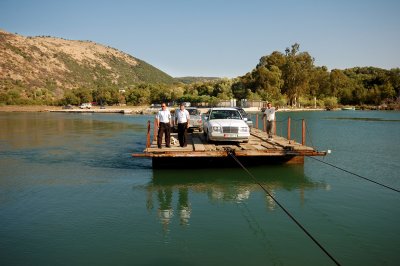 The ferry at Butrint - looking toward Butrint