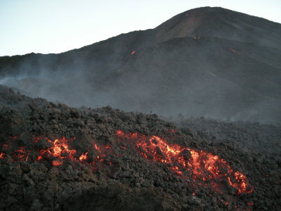 Volcano Pacaya near Guatemala City