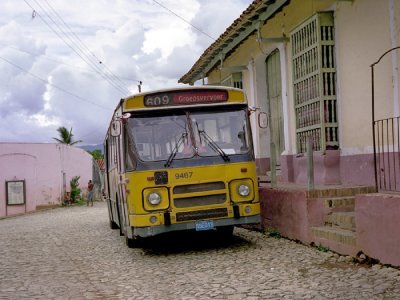 Dutch bus in Cuba