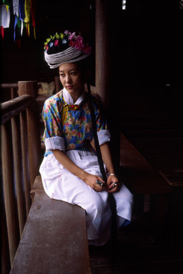 Chinese folk culture village - portrait