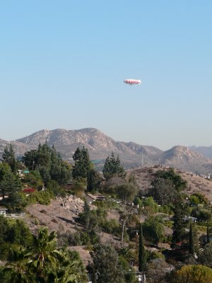 blimp over El Cajon