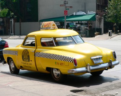 old taxi cab