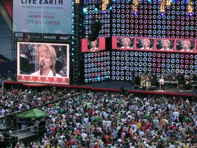 Bon Jovi at Live Earth concert