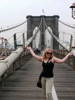 Angel  on Brooklyn Bridge