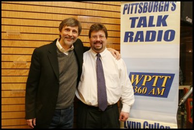 Thom and David Pavlic, General Manager from WPTT