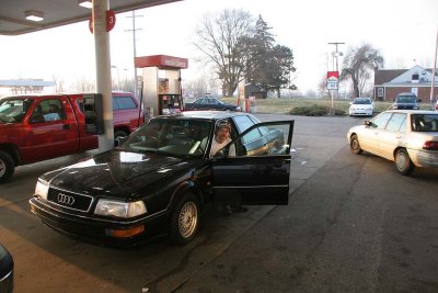 Ron Giddy about his new ride
