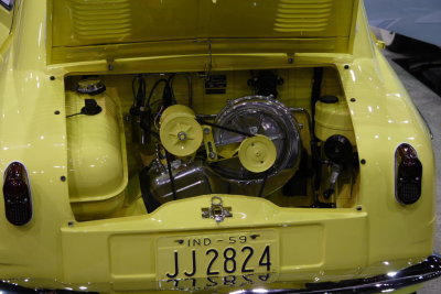 Yellow Engine bay