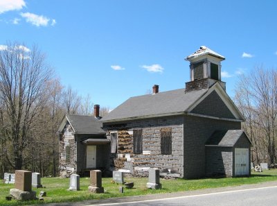 abandoned catskill church