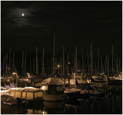 Sue Hylen, Evening at Eagle Harbor Marina