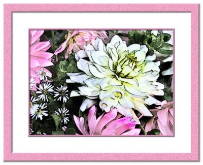 Pat Egaas, Pink & White Bouquet