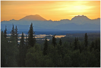 Stan Johnston, Midnight Sunset in Alaska