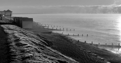 Cloud shrouding the Isle of Wight