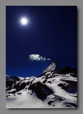 Matterhorn under the sun