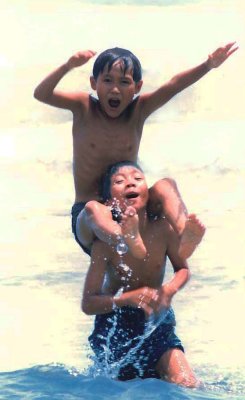 Lang Co beach 1989