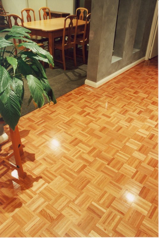 parquetry entrance area