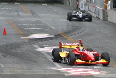 Sebastian Bourdais through the chicane