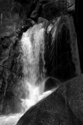 Lower Yosemite Falls Black and White.jpg
