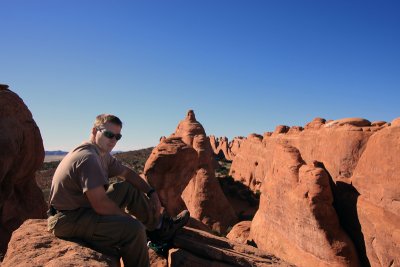 Rick on the rocks at Devils Garden Campground.jpg