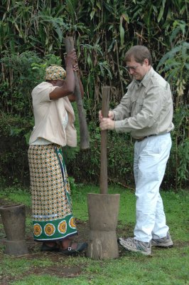 Grinding coffee